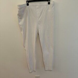 SPANX WHITE JEGGINGS WOMENS SIZE 3XL